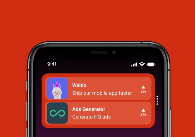 Product Hunt iOS14 Widget homescreen iPhone